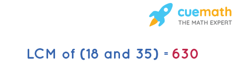 LCM of 18 and 35