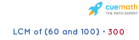 LCM of 60 and 100