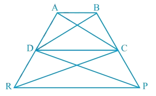 In Fig.9.29, ar (DRC) = ar (DPC) and ar (BDP) = ar (ARC). Show that both the quadrilaterals ABCD and DCPR are trapeziums.