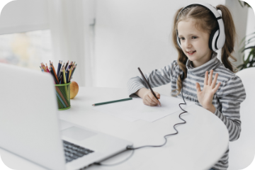 Kid learning online