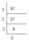 Find the smallest number by which each of the following numbers must be divided to obtain a perfect cube (i) 81 (ii) 128 (iii) 135 (iv) 192 (v) 704