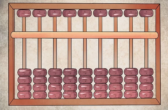 Abacus techniques: Resetting Abacus to zero