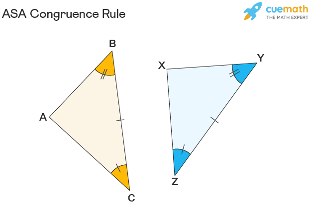 ASA Congruence Rule Statement Proof And Examples