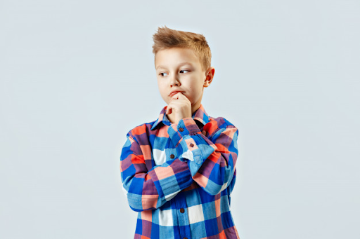 Kid deciding