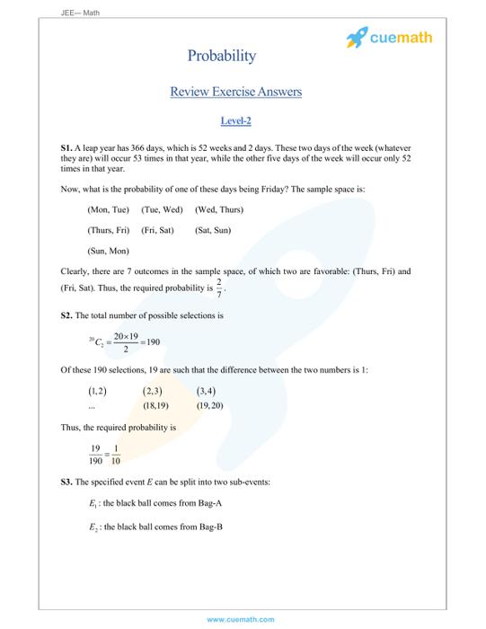 Card Probability, Interactive Questions