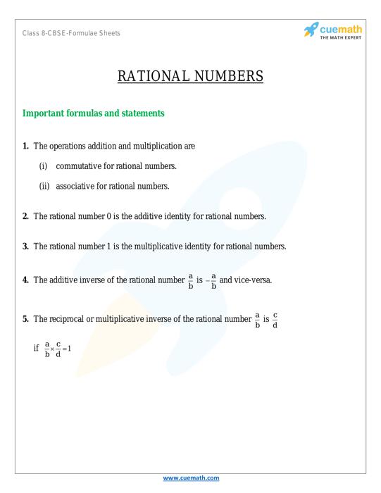 study solution and tutorial rational numbers worksheet for class 8