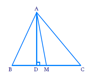 AD is a median of a triangle ABC and AM
