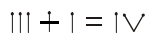 Correct the incorrect equation written in Roman numerals by moving only one toothpick
