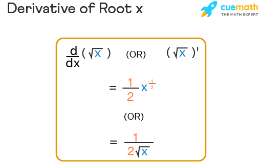 what is the derivative of e^square root of x