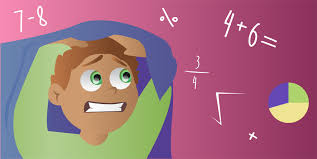 Child with math fear