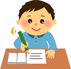 good habits for kids clipart in school