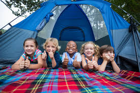 Tent camping for kids