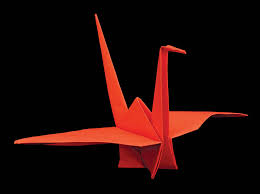 Origami of swan
