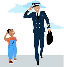 kid seeing his father as a role model