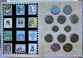 Coin and stamp collection