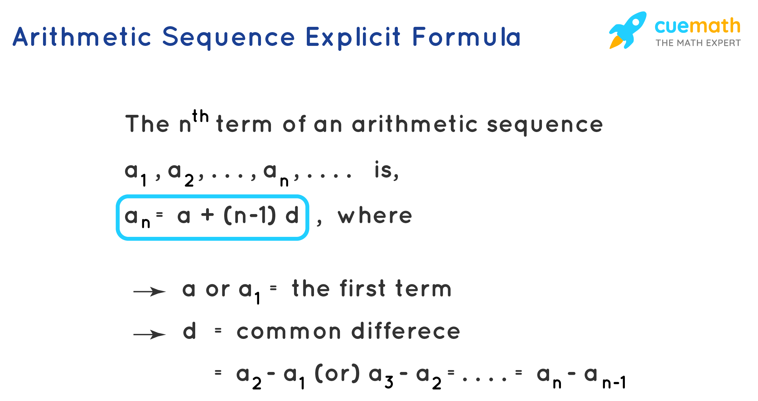 What Is The Explicit Formula For The Sequence Of Odd Integers An