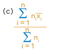 are the means of n groups with n1 n2 2