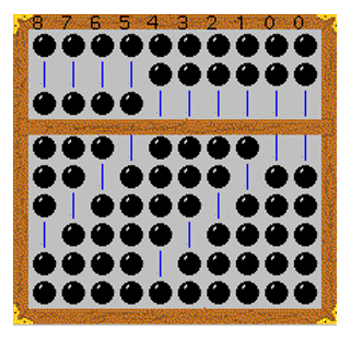 5 beads are counted within the third deck
