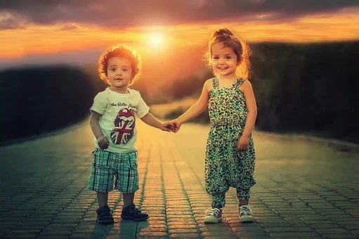 child and his friend