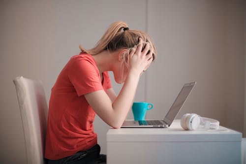 Frustrated woman