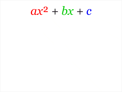 general form or quadratic form