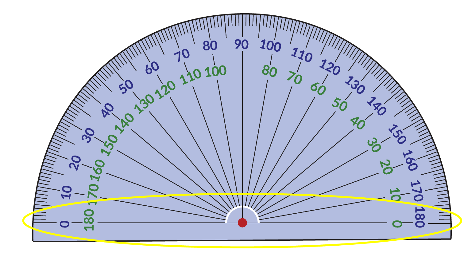 Protractor |Use of protractor & Measuring Angles| Solved Examples ...