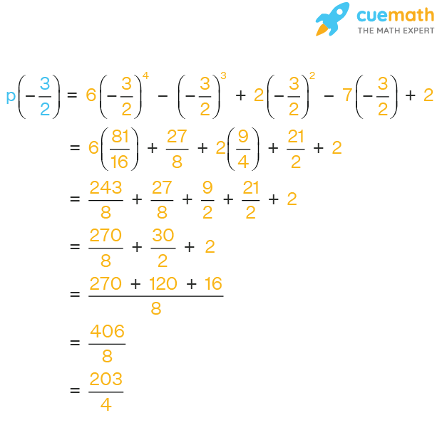 Remainder Theorem - Polynomials, Statement, Proof, Examples