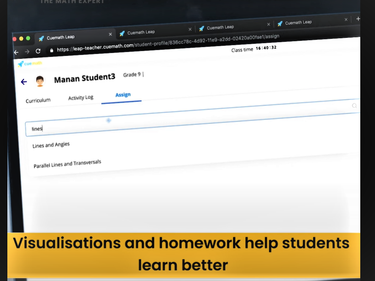 Online teaching through whiteboard