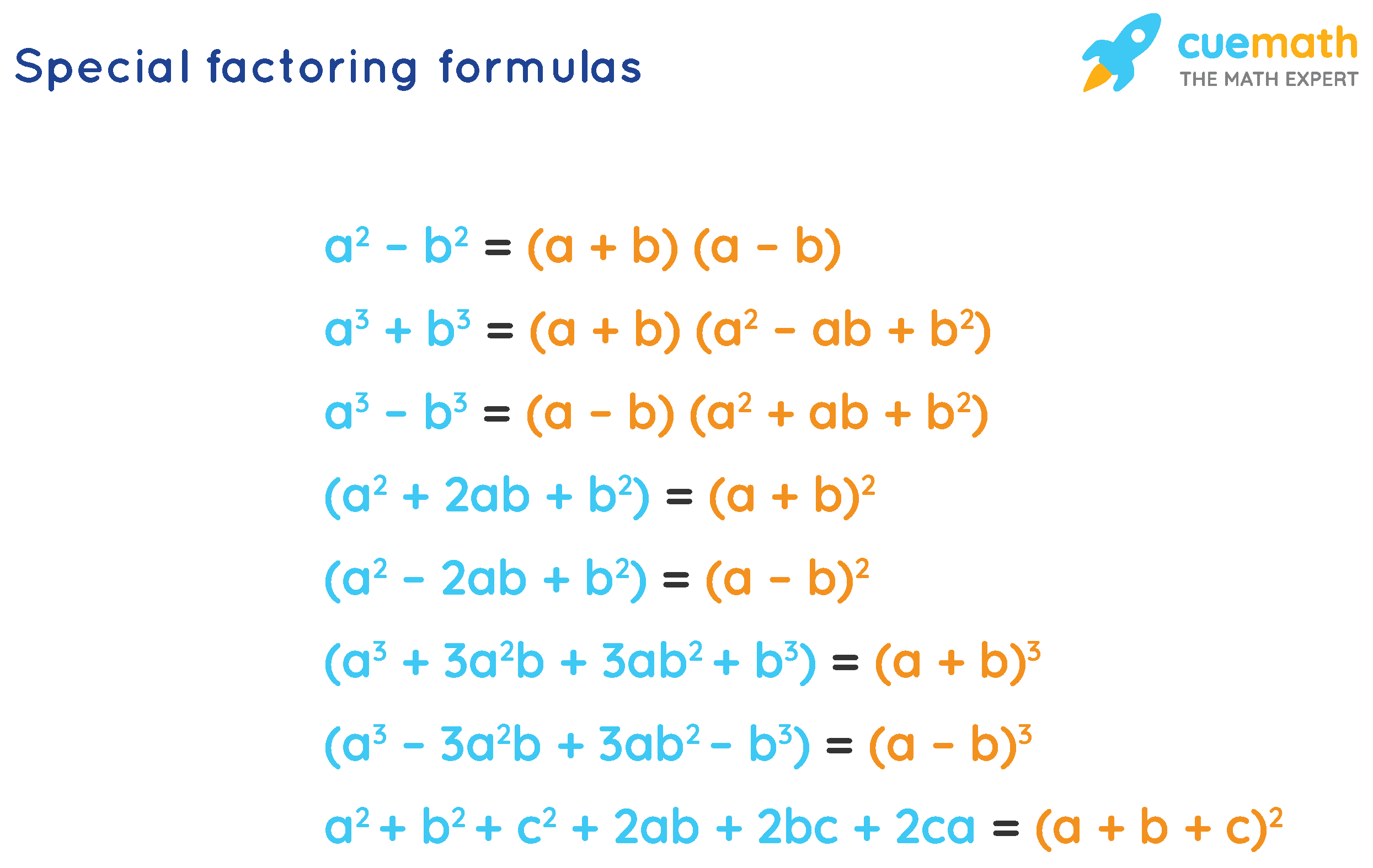 special factoring formulas