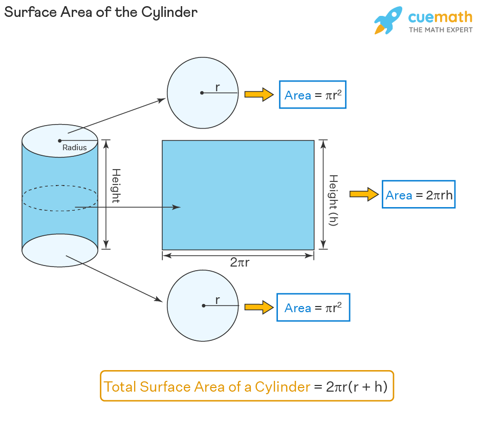 Surface Area Of A Cylinder Formula TSA And CSA Surface Area Of A Cylinder Formula TSA And CSA