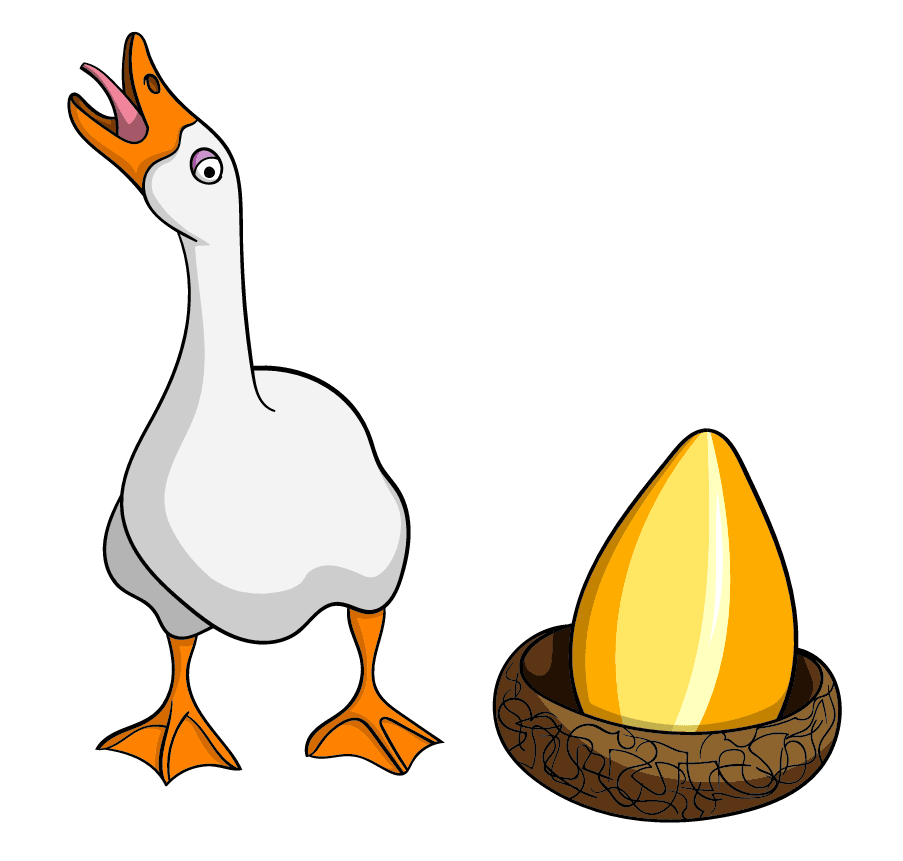 The Goose That Laid The Golden Eggs Read Online With Beautiful Illustrations