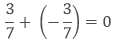 three divided by seven