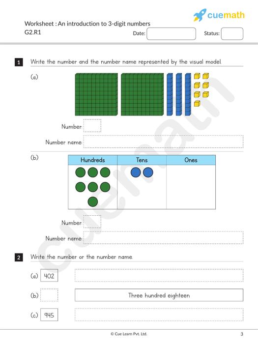 Ordering 3 Digit Numbers Number Worksheets Comparing Numbers Comparing 