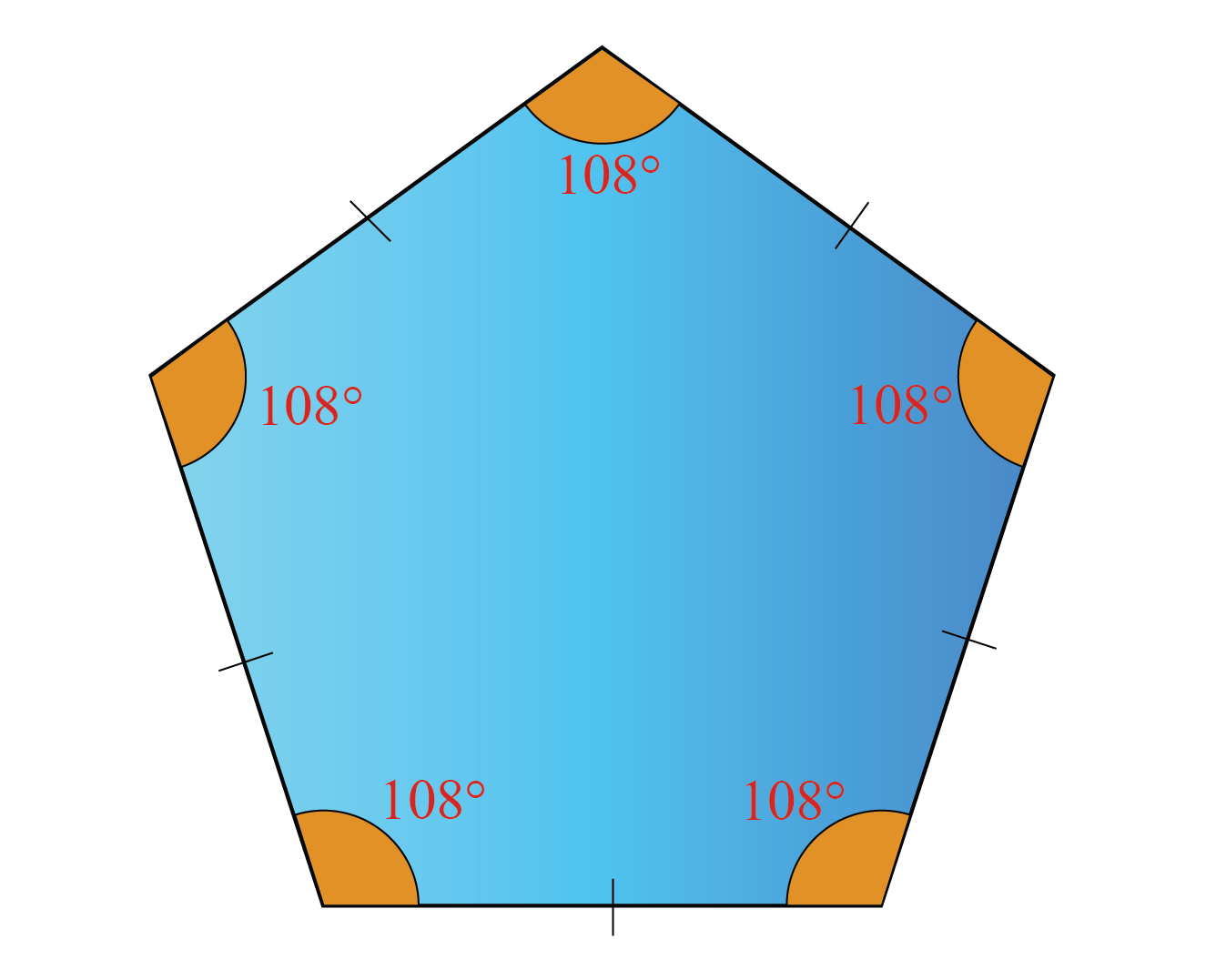 What Is One Angle Of A Pentagon